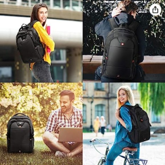 Laptop Backpack 15.6 Inch Water Resistant Backpacks Durable College Travel Daypa main image 4